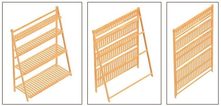 Bamboo Plant Rack