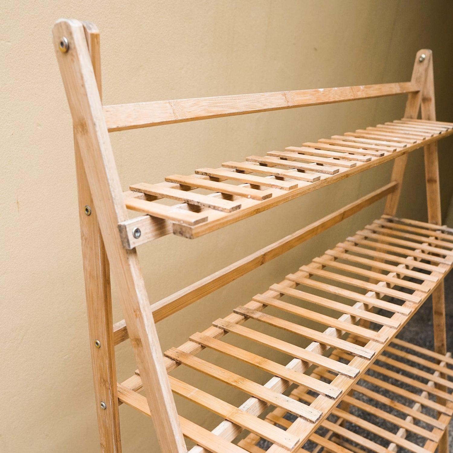 Bamboo Plant Rack