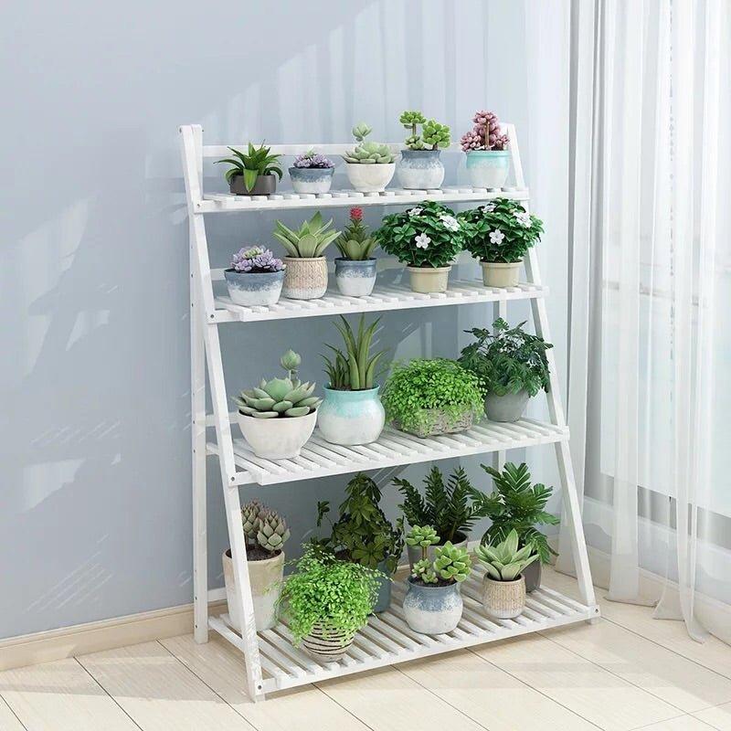 Bamboo Plant Rack