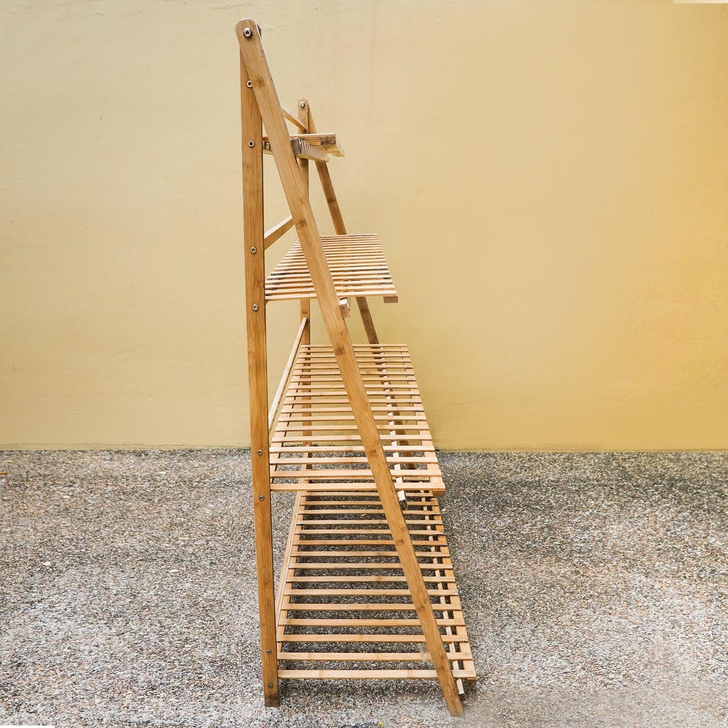 Bamboo Plant Rack