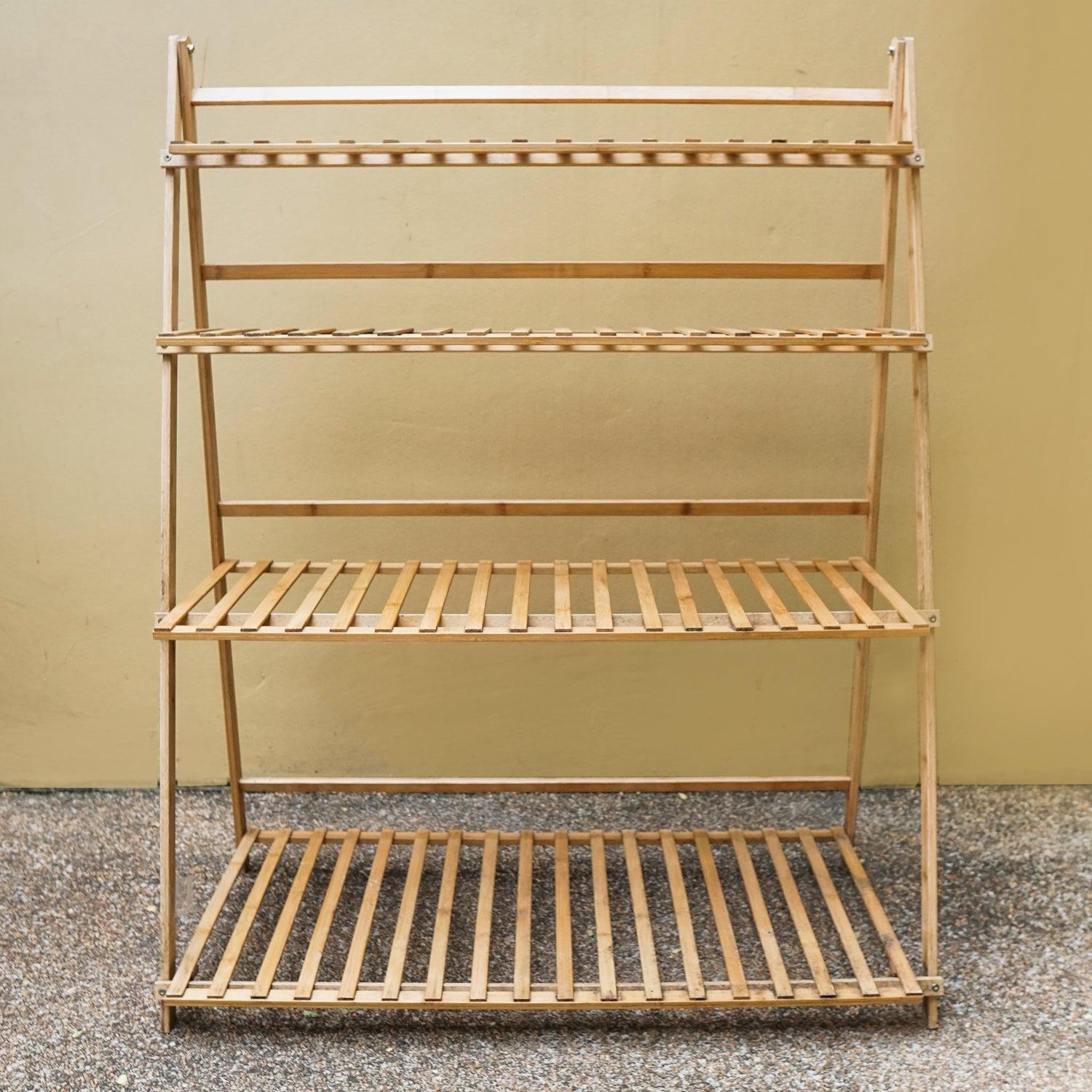 Bamboo Plant Rack