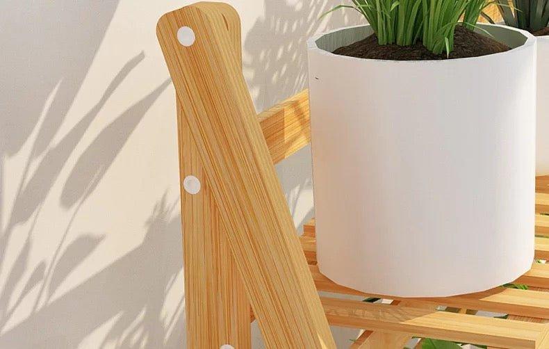 Bamboo Plant Rack