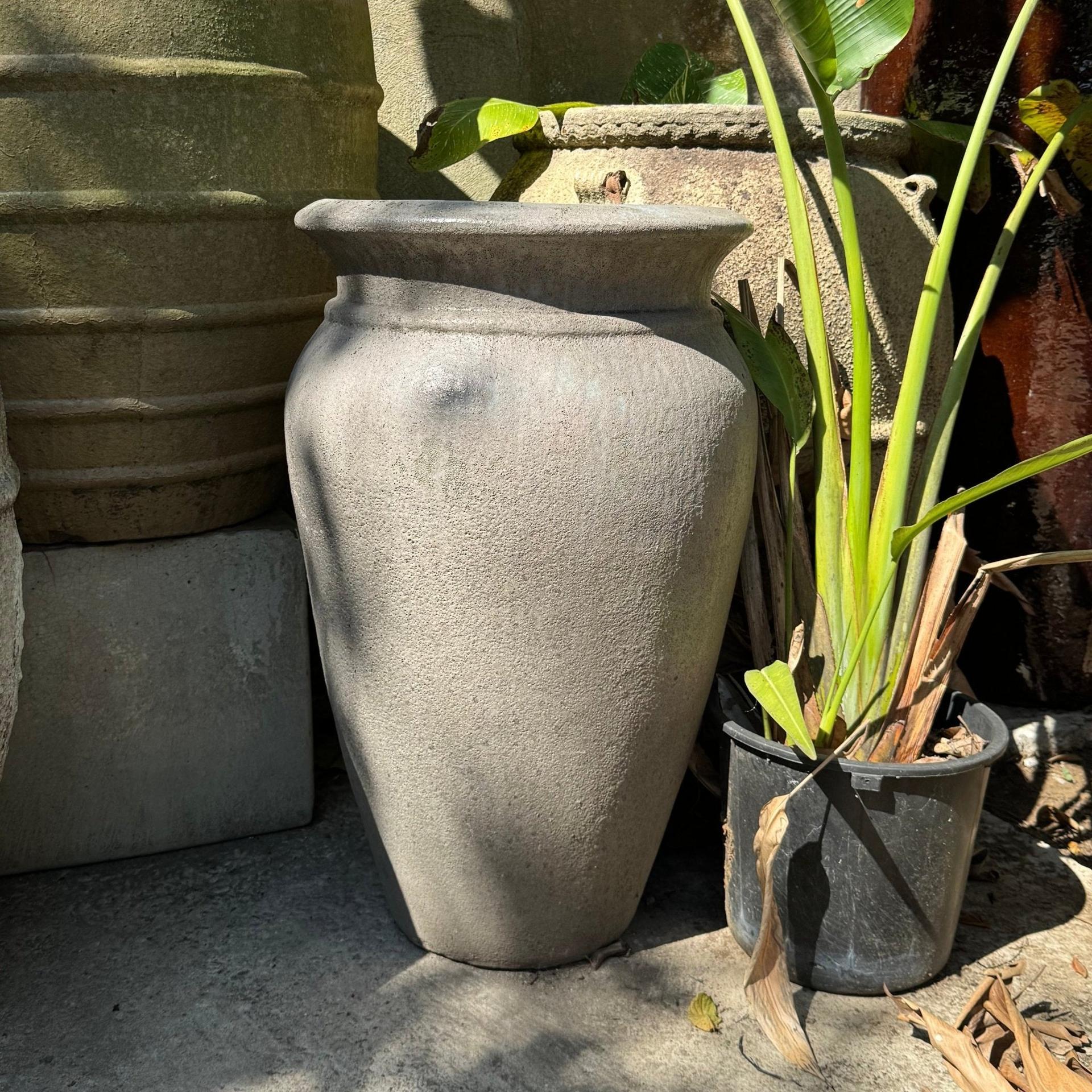 Beautiful Fine Stone Finish Decorative Jar