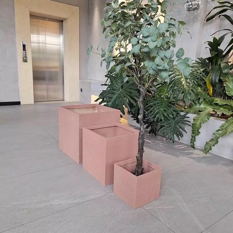 CUBE (FP-92) Fiberglass Planter