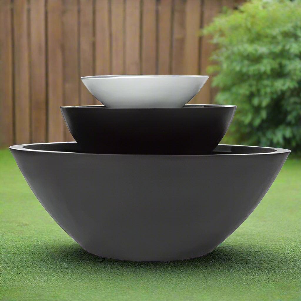 Fiberglass "Kawa" Bowl Planter