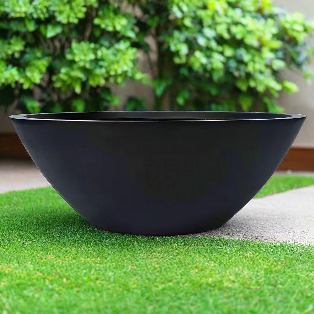 Fiberglass "Kawa" Bowl Planter