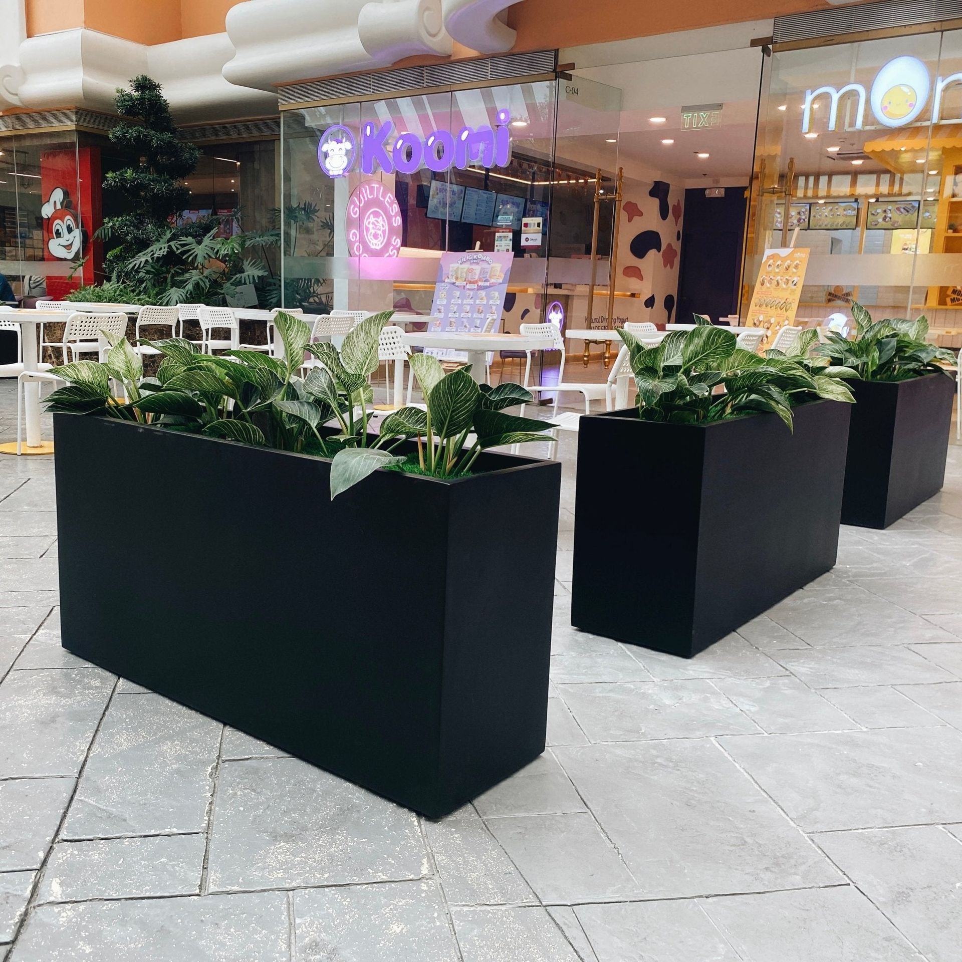 Fiberglass Planter Bed L120 x W35 x H60cm