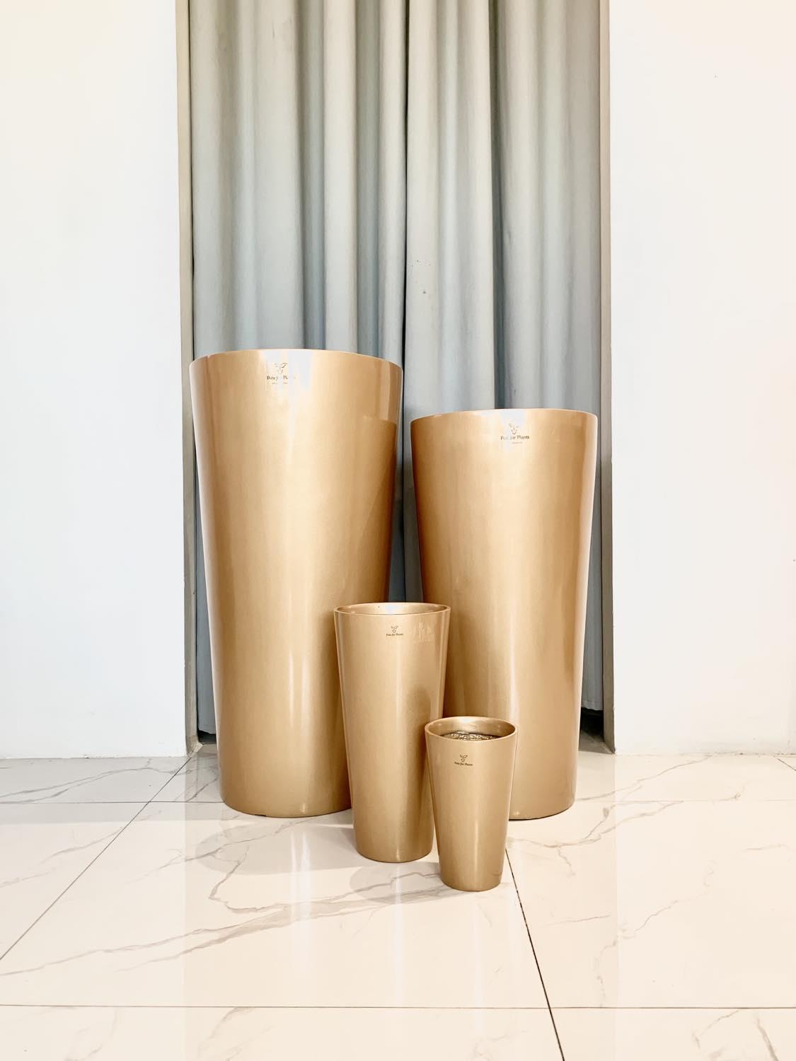 Stefano Slim and Tall Fiberglass Planter