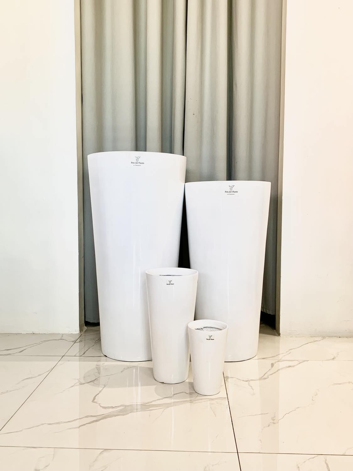 Stefano Slim and Tall Fiberglass Planter