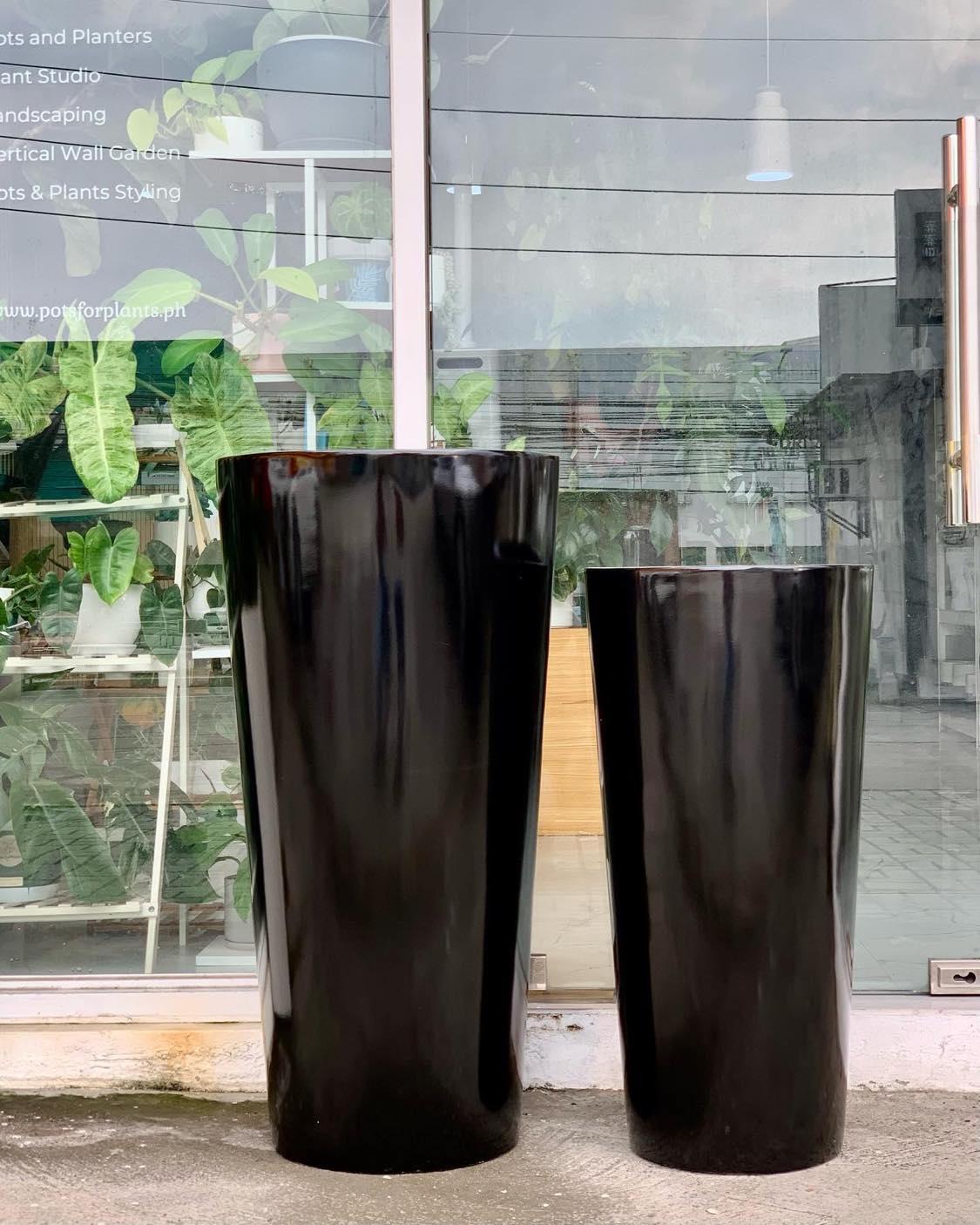 Stefano Slim and Tall Fiberglass Planter
