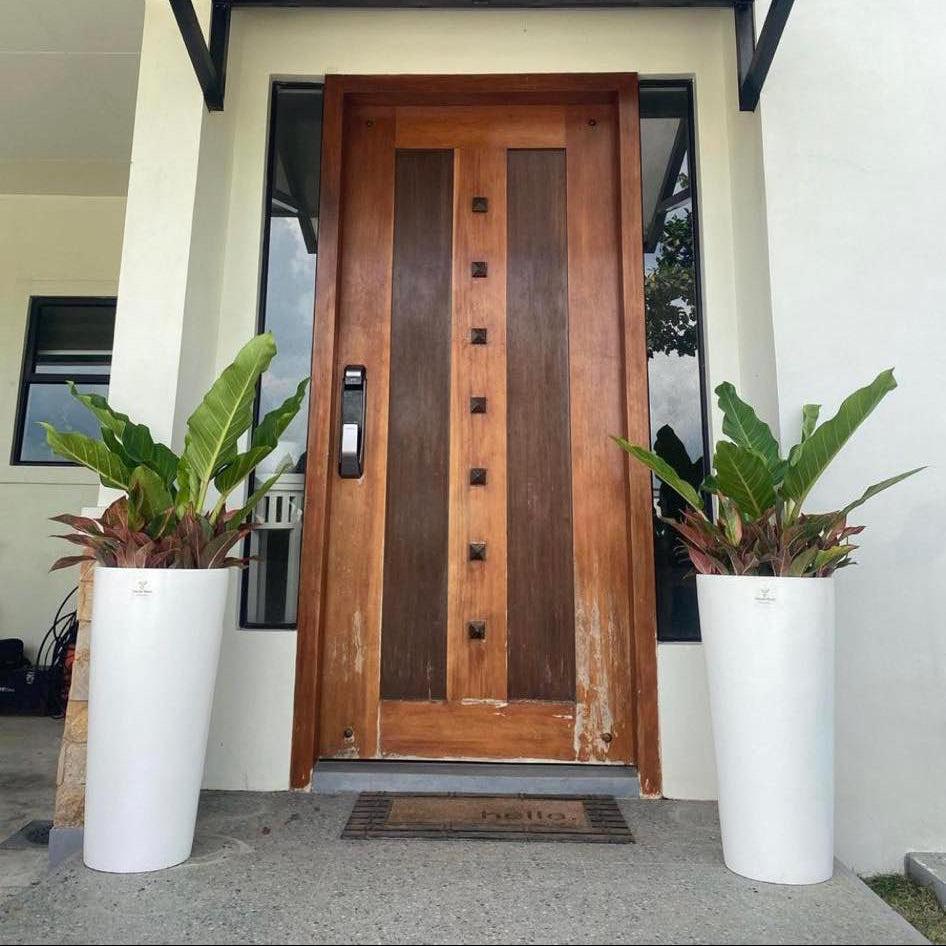 Stefano Slim and Tall Fiberglass Planter