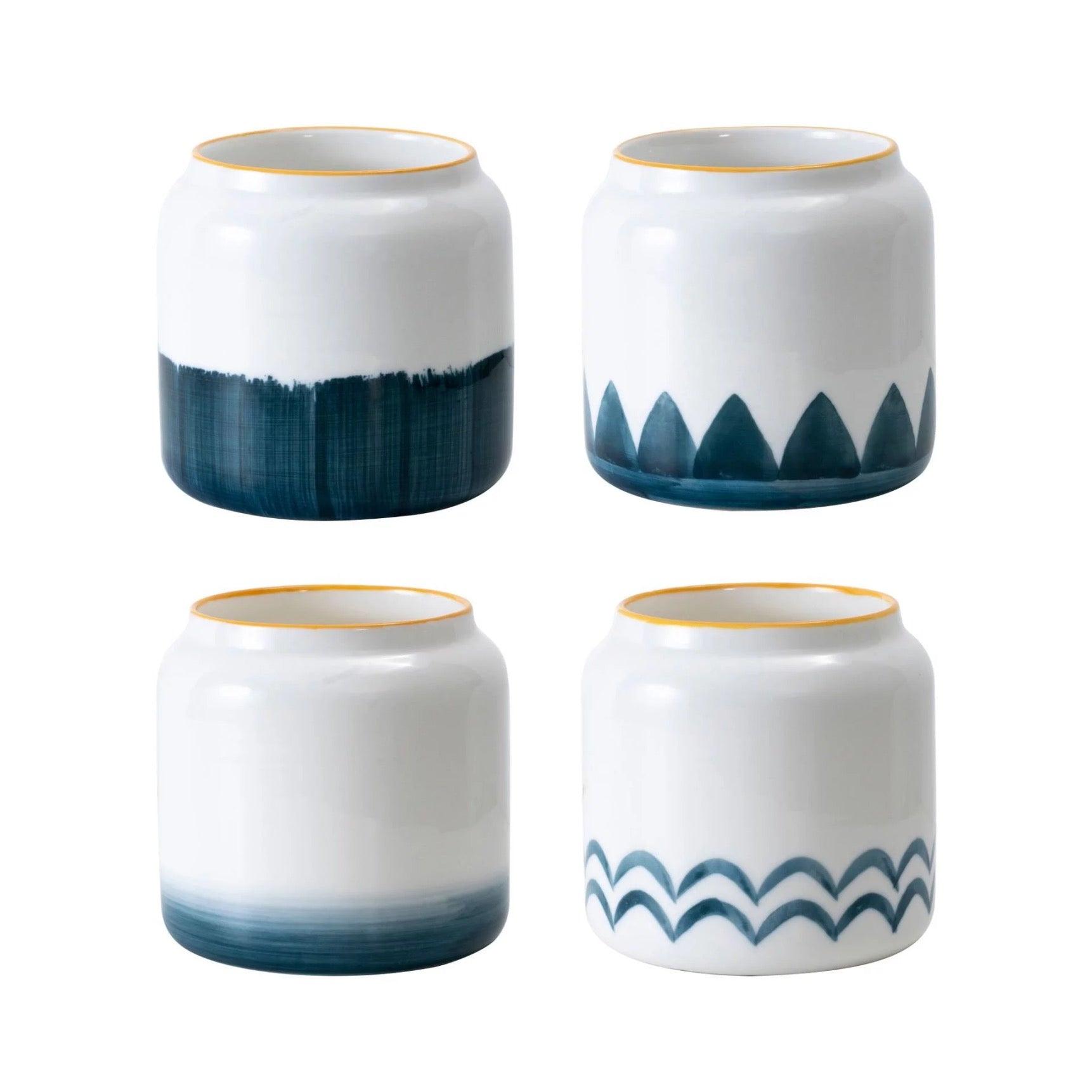 Hand Painted Succulent Ceramic Desk Pots