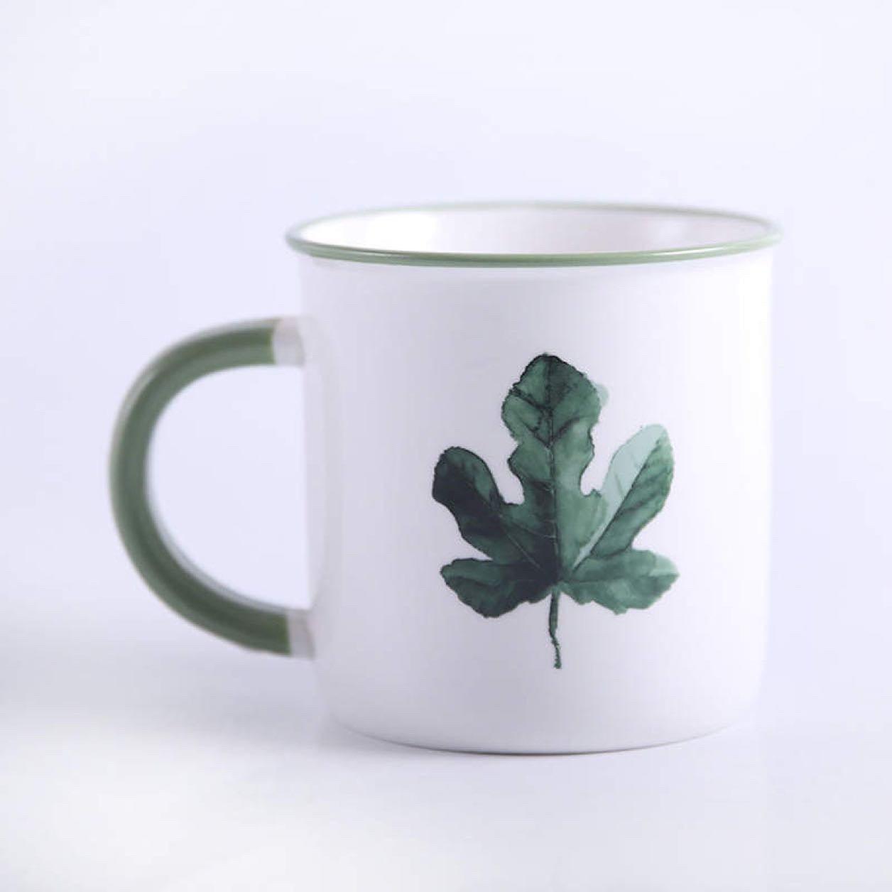 Plant Print Coffee Mug