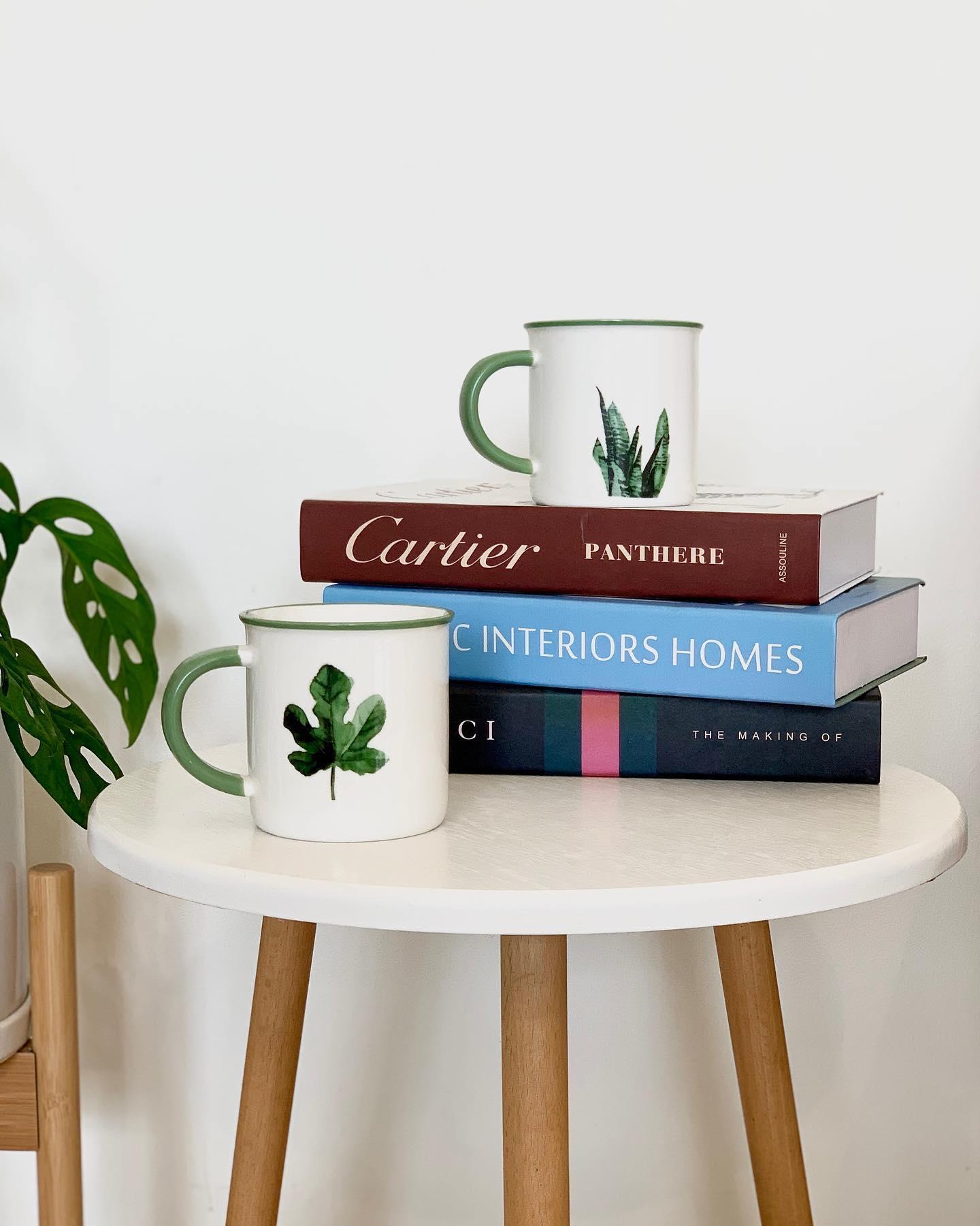 Plant Print Coffee Mug