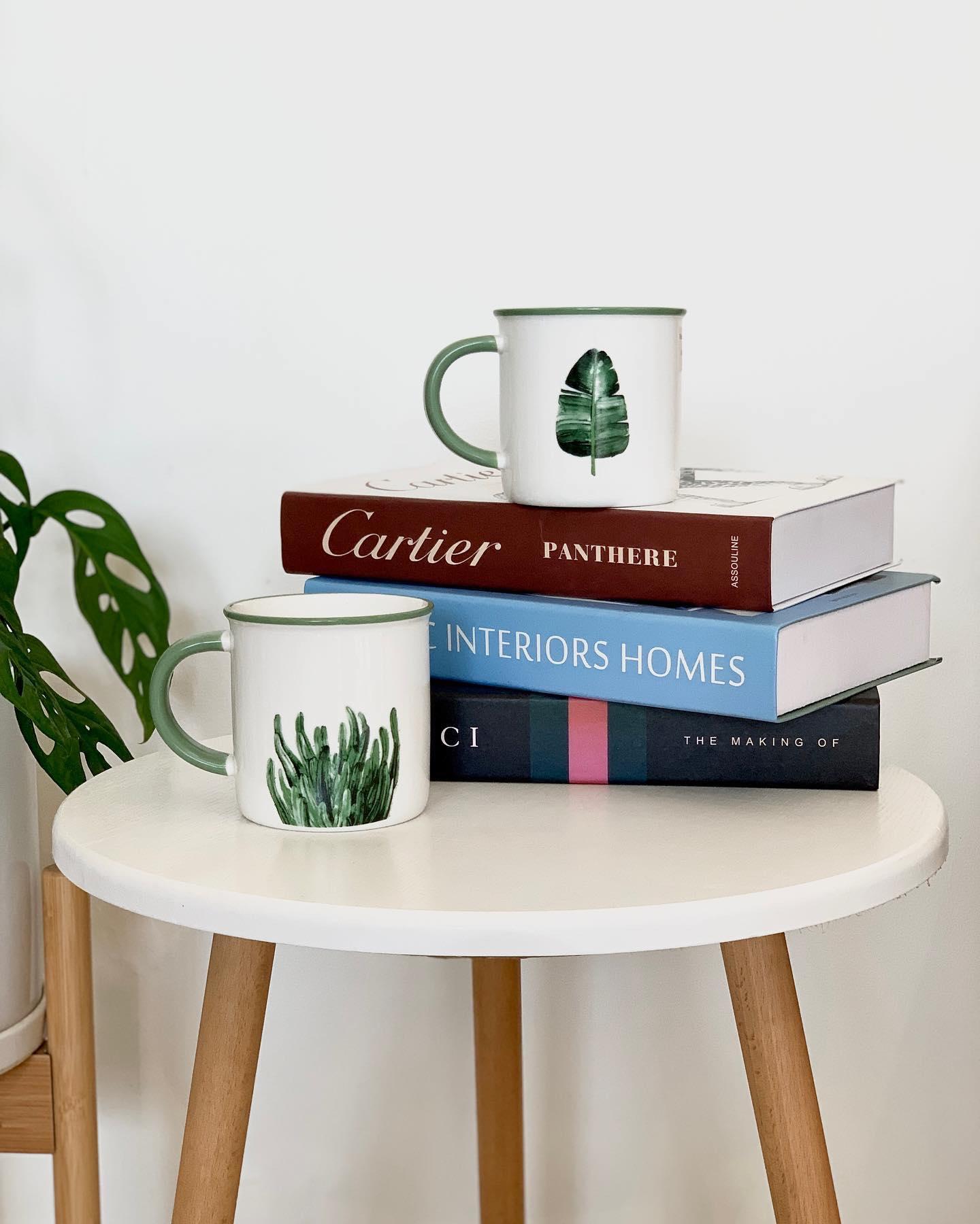 Plant Print Coffee Mug