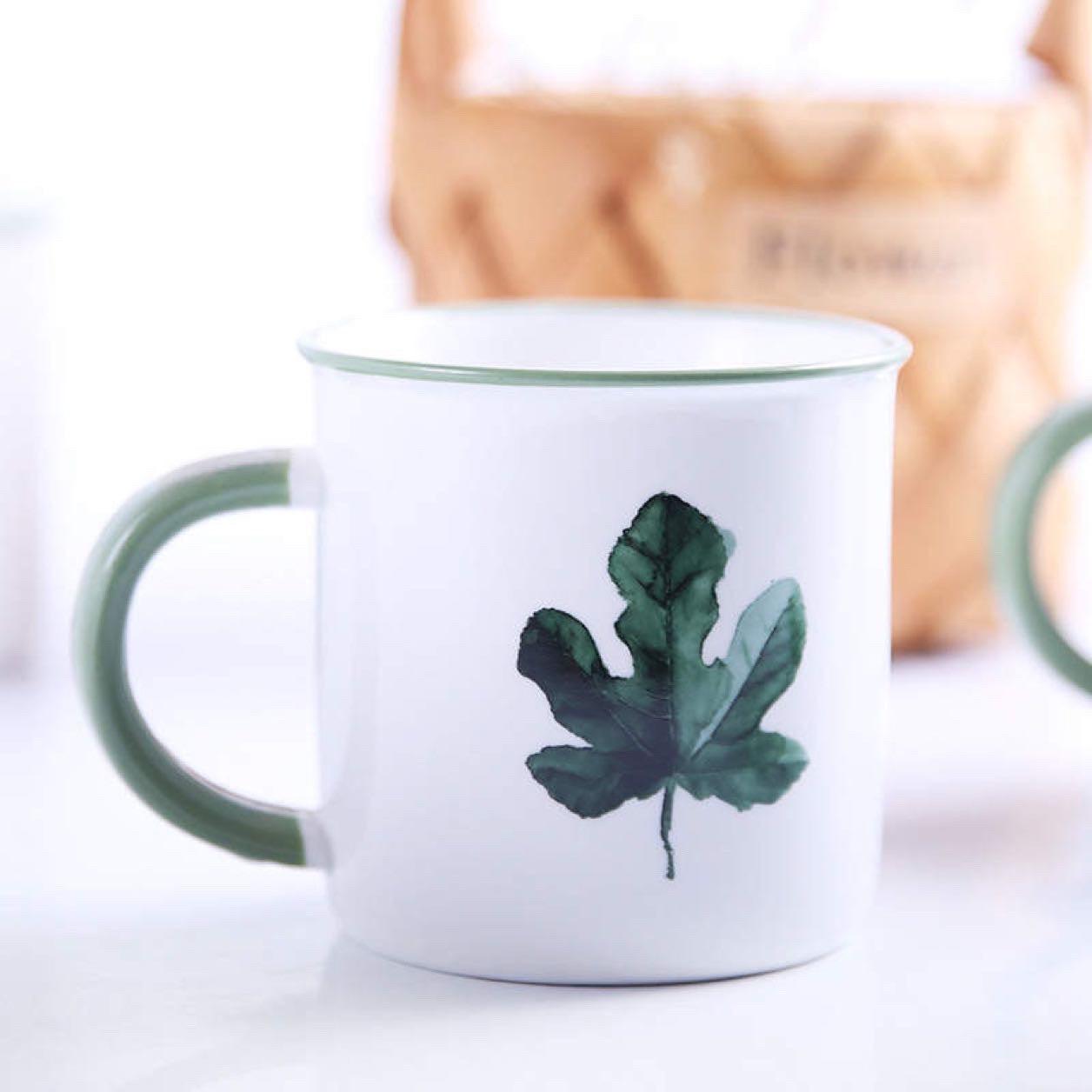 Plant Print Coffee Mug