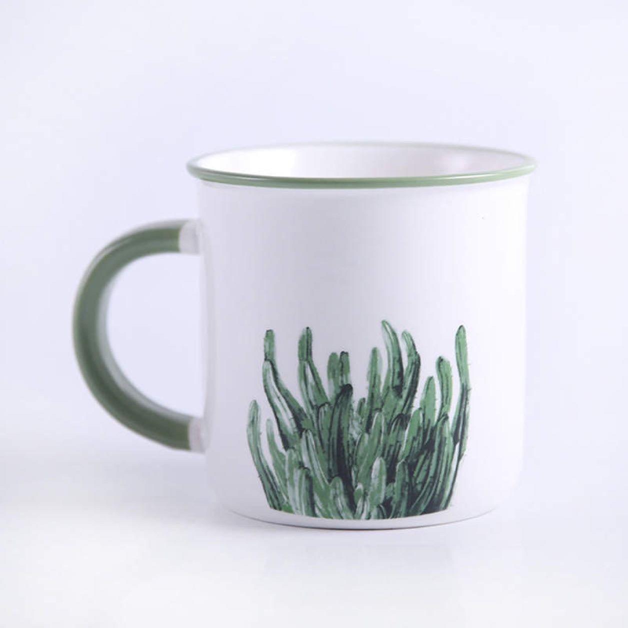 Plant Print Coffee Mug