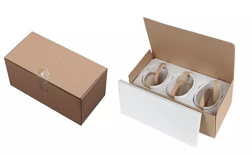 Porcelain Hanging Wall Planter with Strap (Set of three)