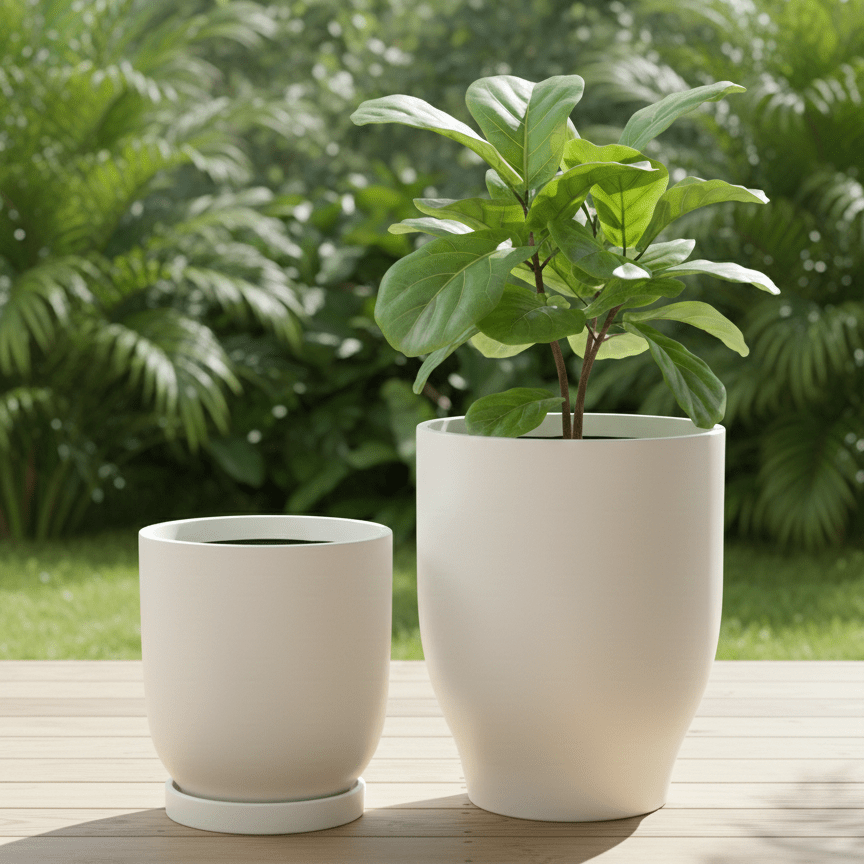 SHIEL Fiberglass Planter