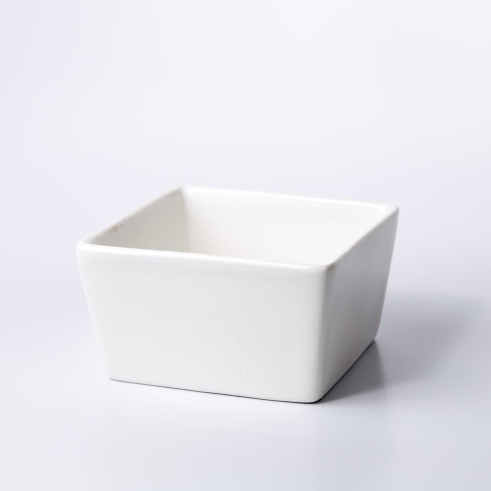 Square Edge Porcelain Ceramic Desk Pot