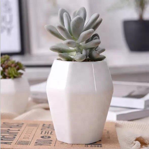 Octagon Porcelain Vase